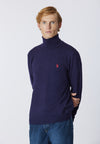 Maglia dolcevita cotone e cashmere