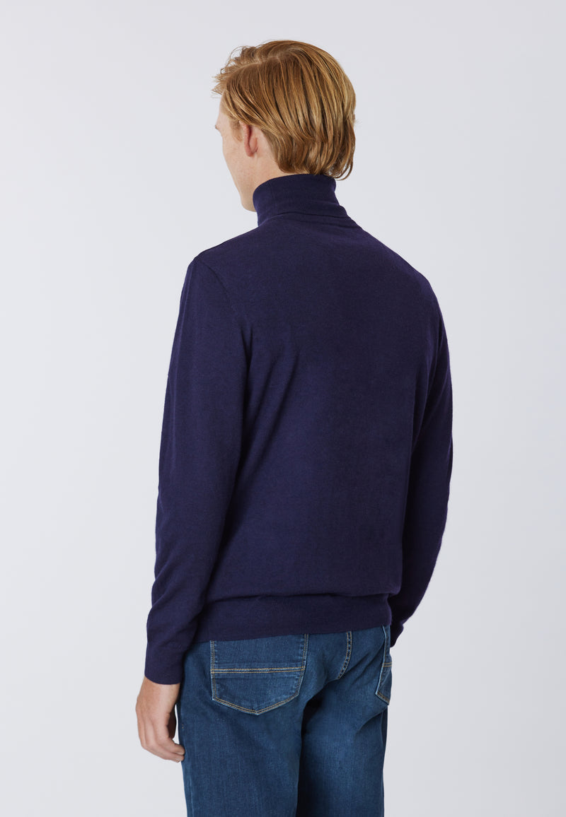 Maglia dolcevita cotone e cashmere