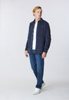 Camicia in velluto stretch con logo