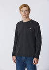 T-shirt a maniche lunghe in heavy jersey