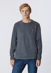 T-shirt a maniche lunghe in heavy jersey
