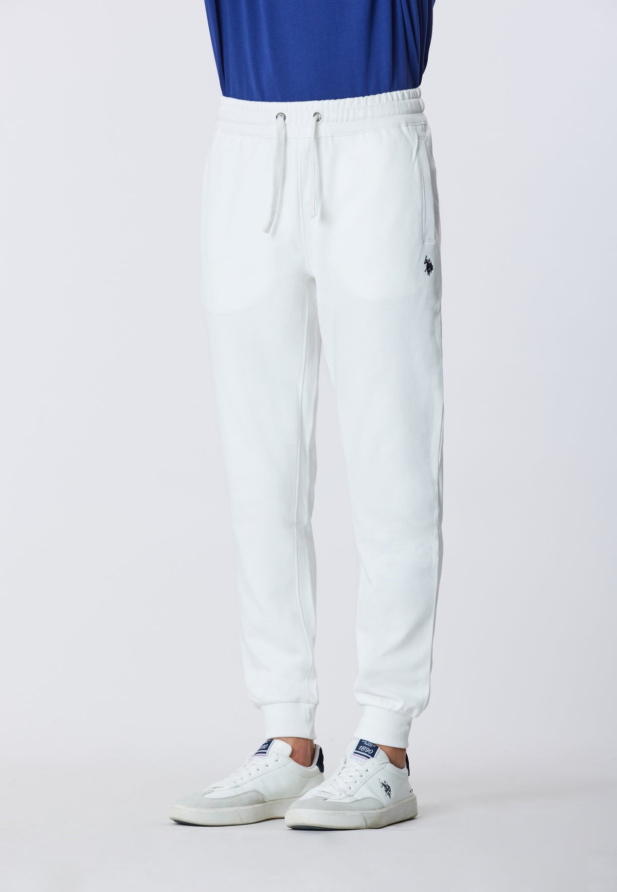 Pantalone sportivo in caldo cotone con logo