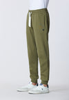 Pantalone sportivo in caldo cotone con logo