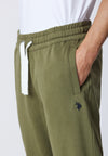 Pantalone sportivo in caldo cotone con logo