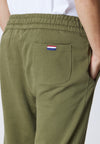 Pantalone sportivo in caldo cotone con logo