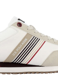 Sneaker Xirio da uomo con inserti a righe e logo