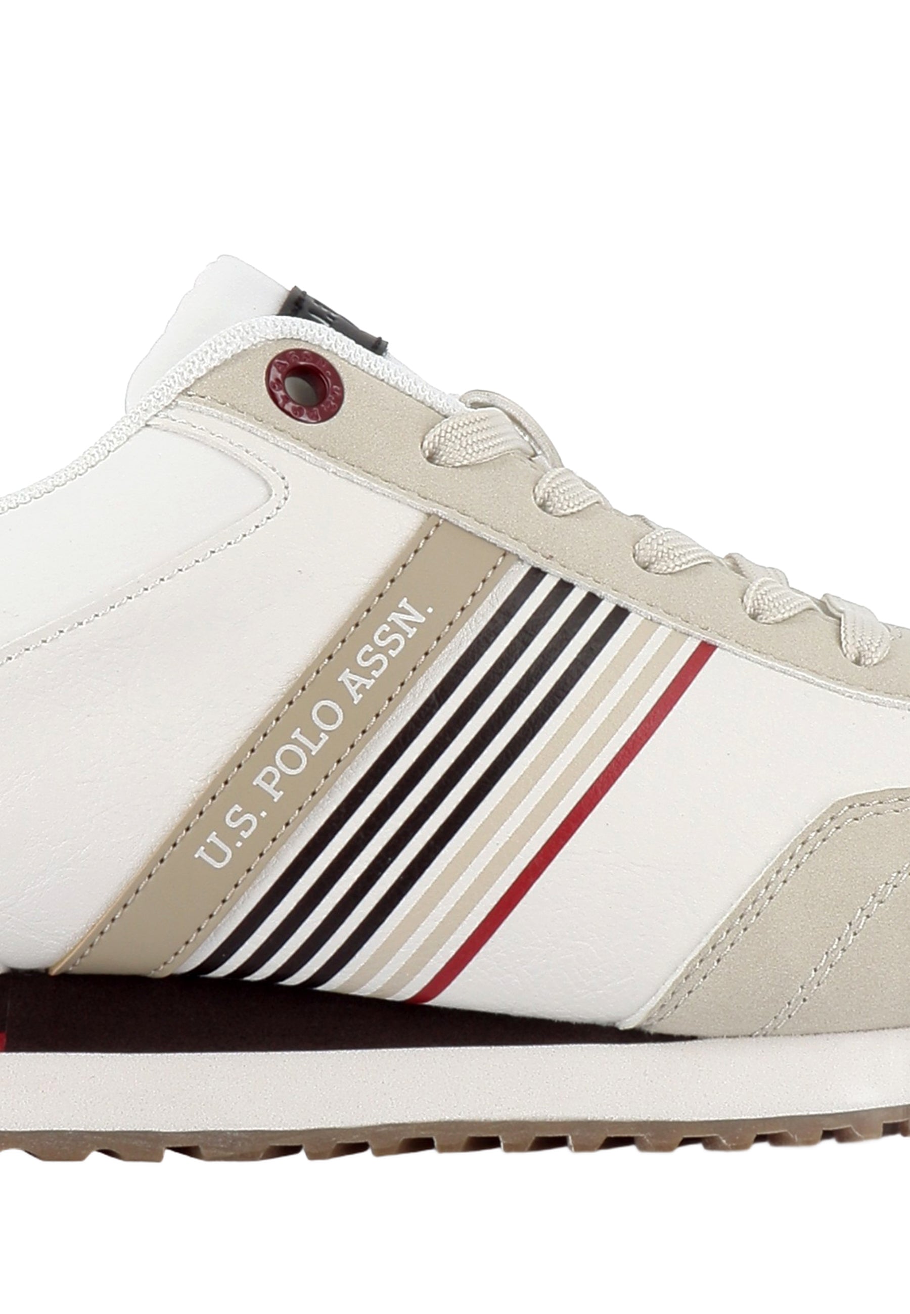 Sneaker Xirio da uomo con inserti a righe e logo