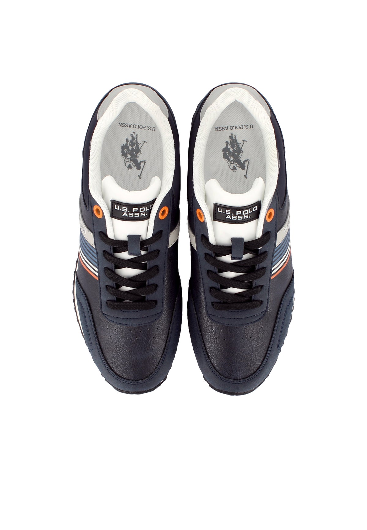 Sneaker Xirio da uomo con inserti a righe e logo