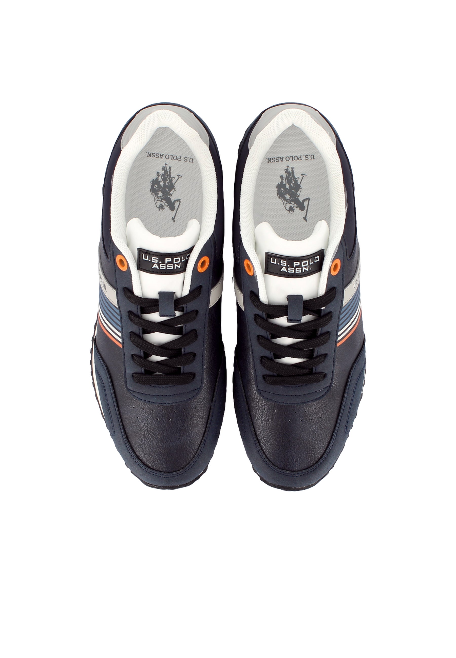 Sneaker Xirio da uomo con inserti a righe e logo