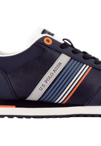 Sneaker Xirio da uomo con inserti a righe e logo