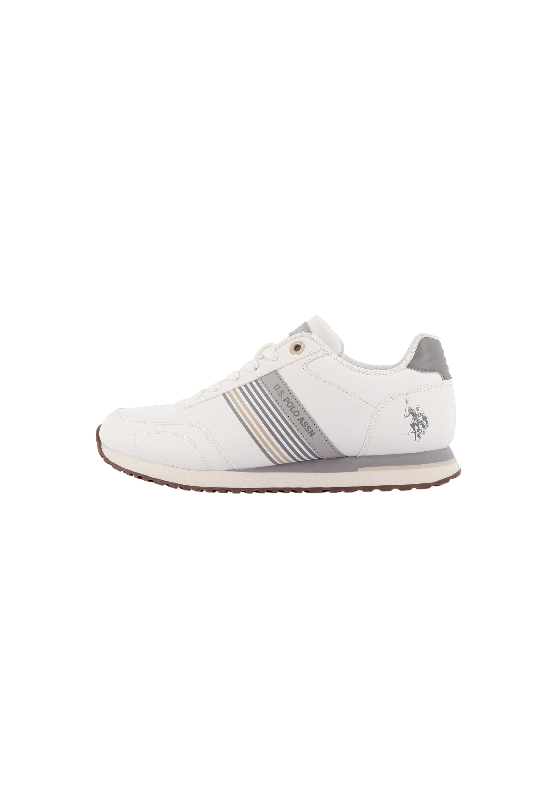 Sneaker Xirio da uomo con inserti a righe e logo