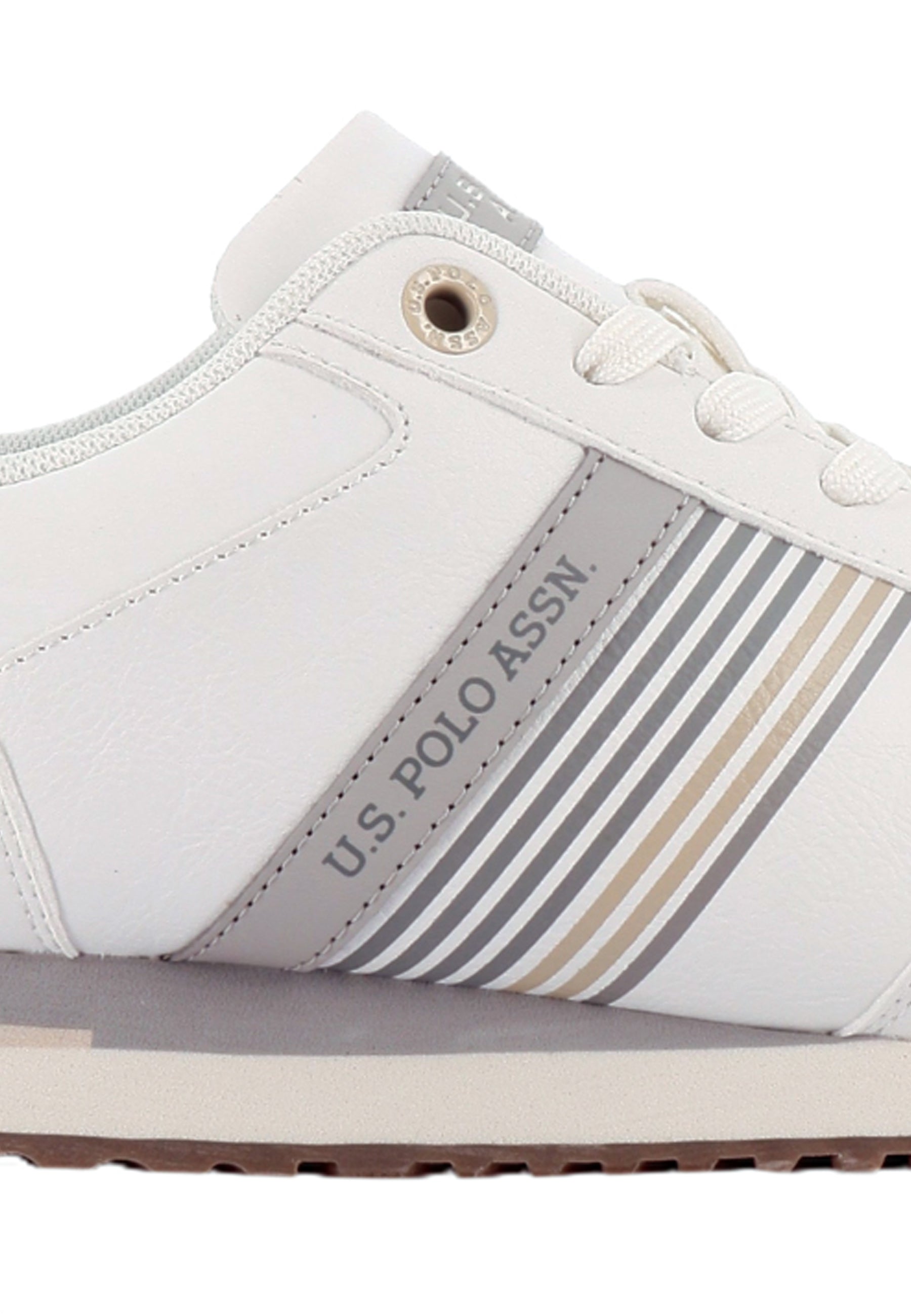 Sneaker Xirio da uomo con inserti a righe e logo