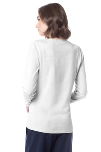 T-shirt da donna a maniche lunghe con logo U.S. Polo Assn.