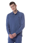 Polo da uomo a maniche lunghe con logo U.S. Polo Assn.