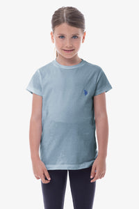 T-shirt a manica corta da bambina con logo U.S. Polo Assn.