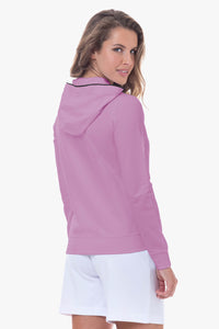 Felpa in cotone con chiusura zip e cappuccio U.S. Polo Assn.