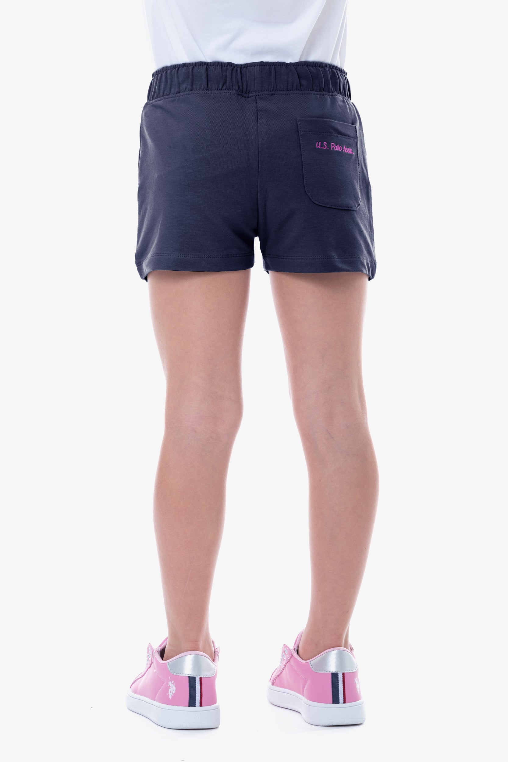 Shorts da bambina con logo U.S. Polo Assn.